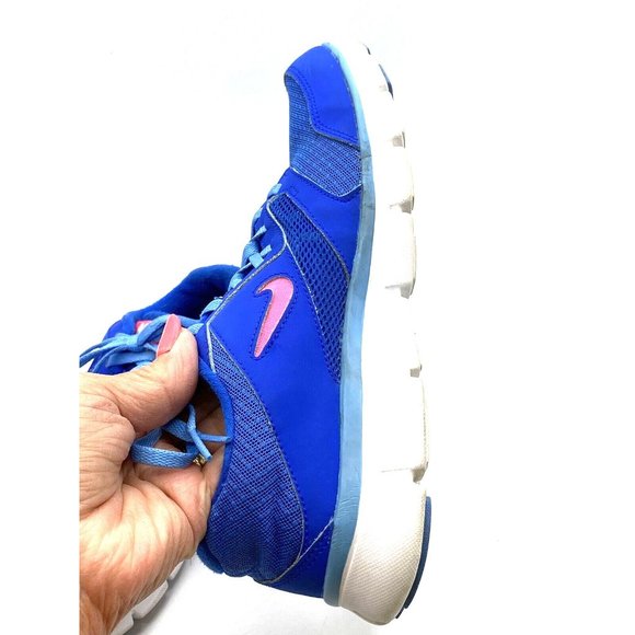 Nike Women’s Flex Experience RN Run 3 Hyper Cobalt Blue Pink 652853-401 Sz 8.5 - Picture 4 of 11